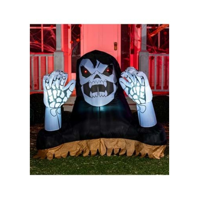 4FT Rawring Reaper Inflatable Halloween Decoration Standard