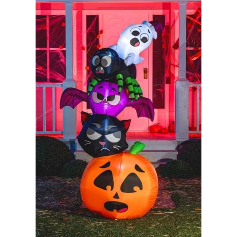 6FT Large Spooky Family Inflatable Halloween Decoration Standard