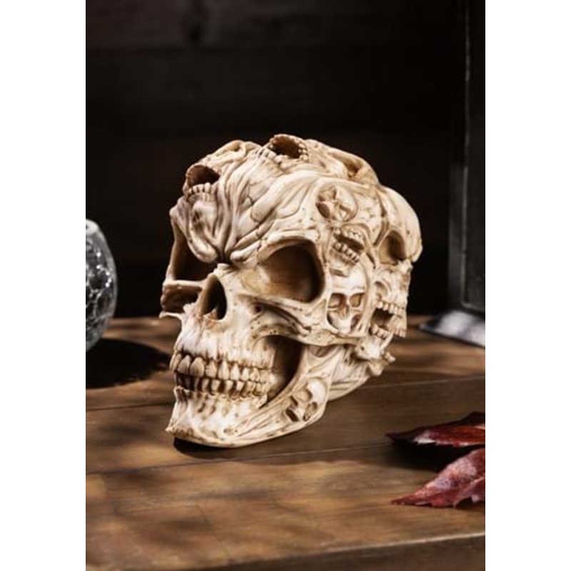 7-Inch Skull of Skulls Halloween Decoration Standard