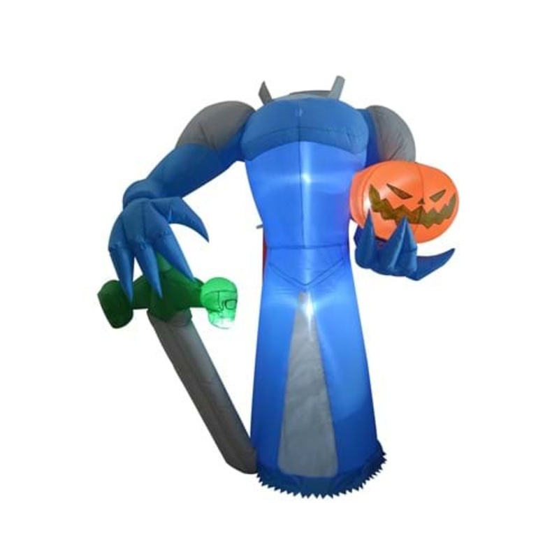 8FT Inflatable Headless Pumpkin Knight Prop Decoration Standard