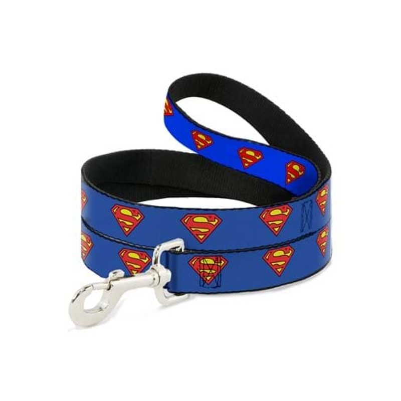Blue Superman Shield Dog Leash ST