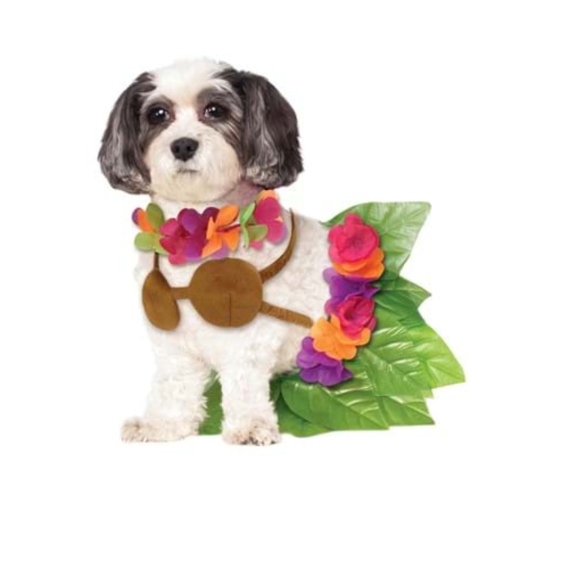 Hula Girl Dog Costume Medium