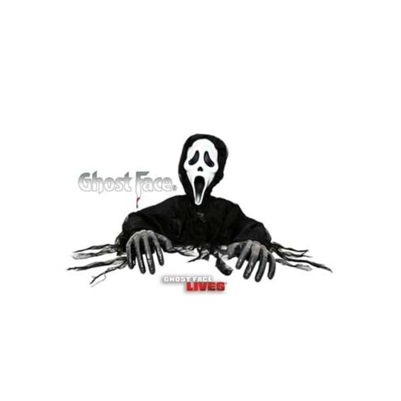 Life Size Ghost Face Grave Breaker Halloween Decoration Standard