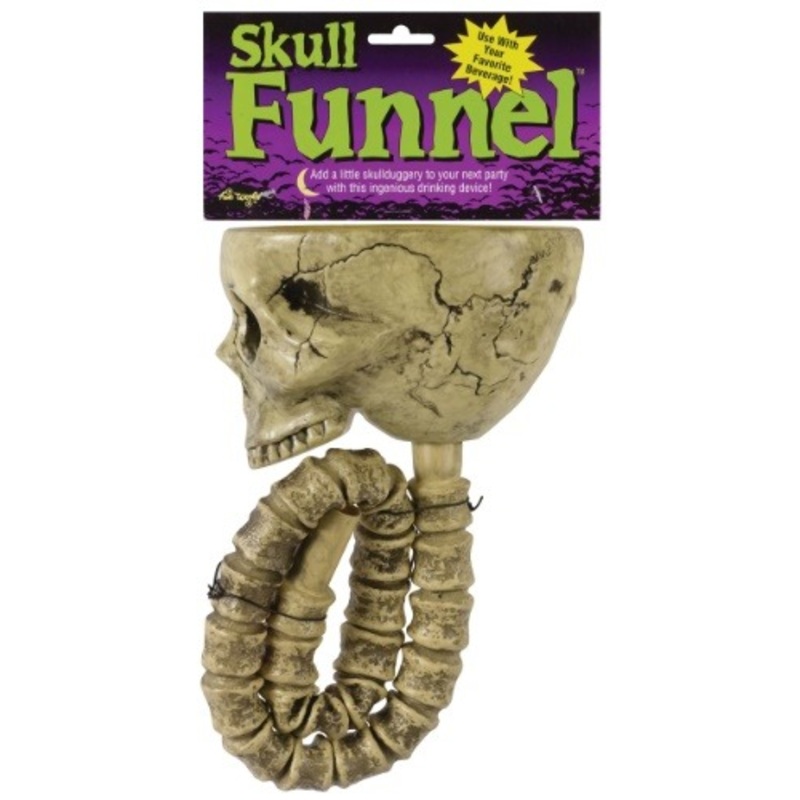 Skull and Spine Beverage Funnel Party Prop Standard