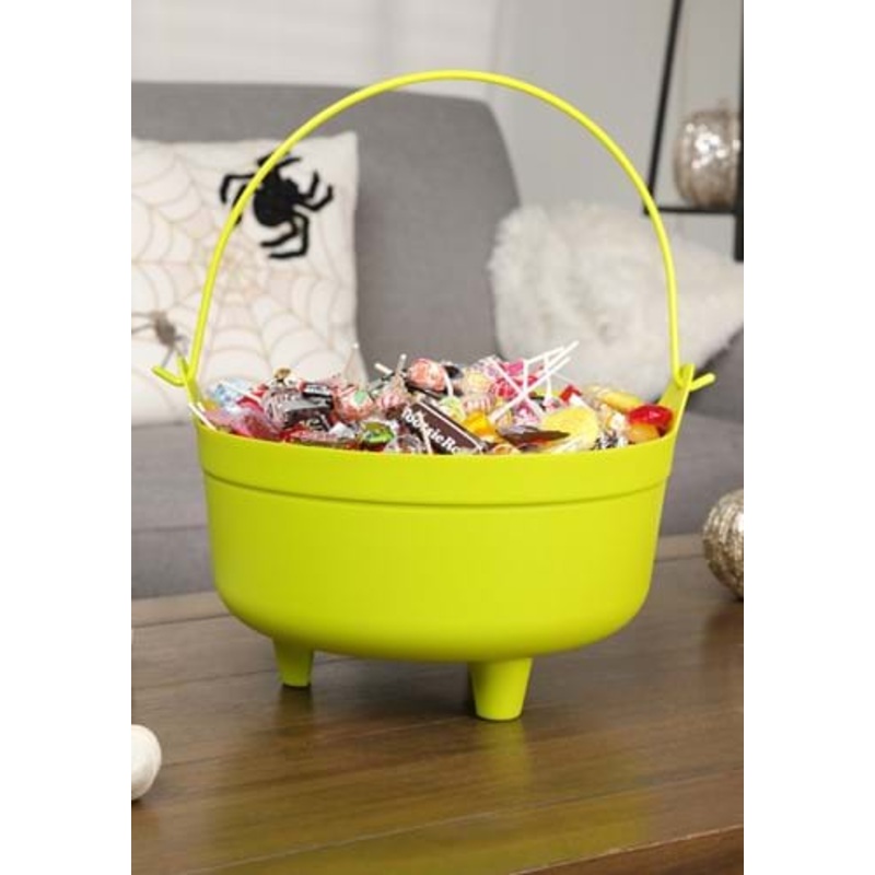 14-Inch Neon Green Cauldron with Handle Standard