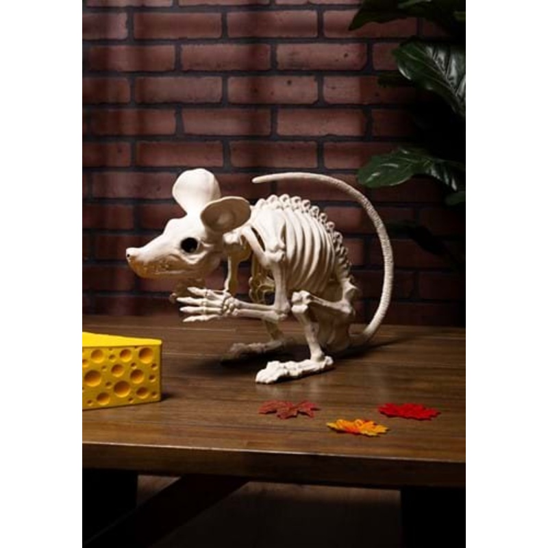 19" Attack Rat Skeleton Decoration Standard