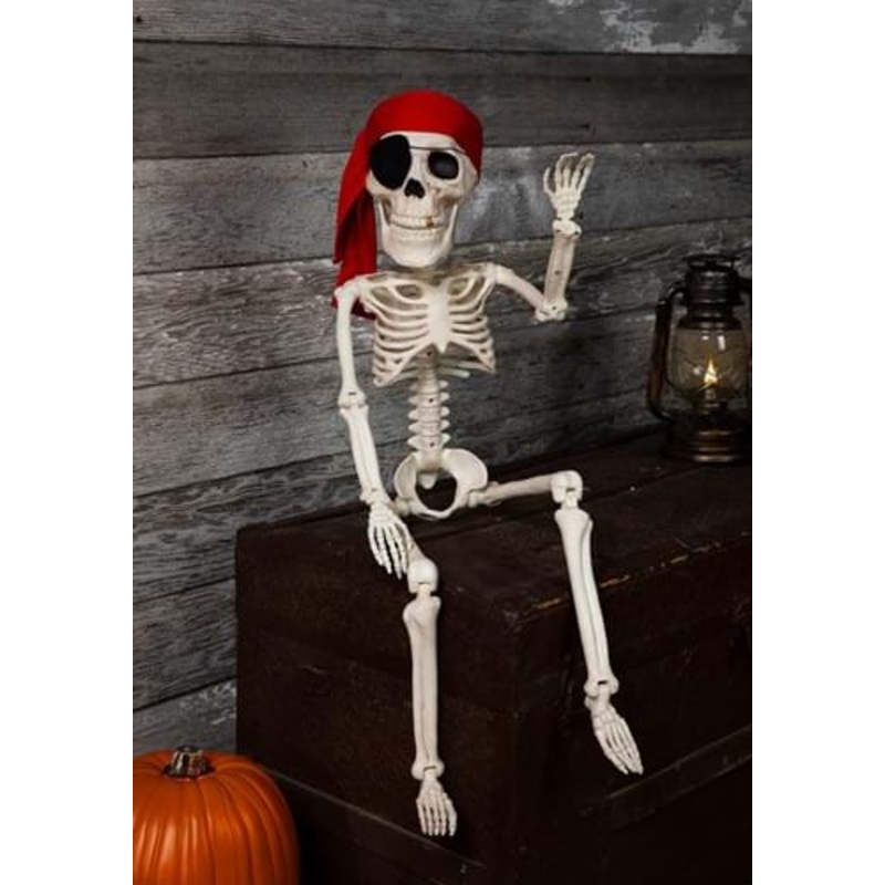 39" Pirate Skeleton Jr. Halloween Decoration Standard