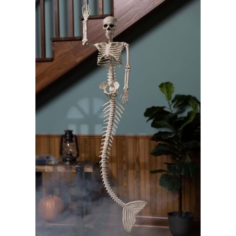 48 Inch Mermaid Skeleton Halloween Decoration Standard