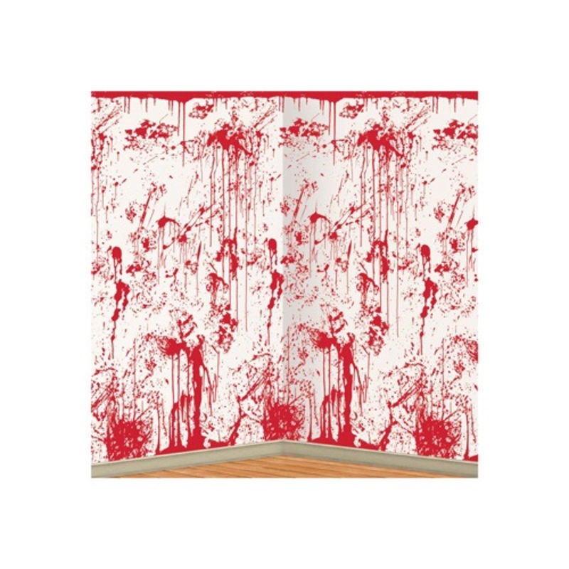 Bloody Wall Backdrop Decoration Standard