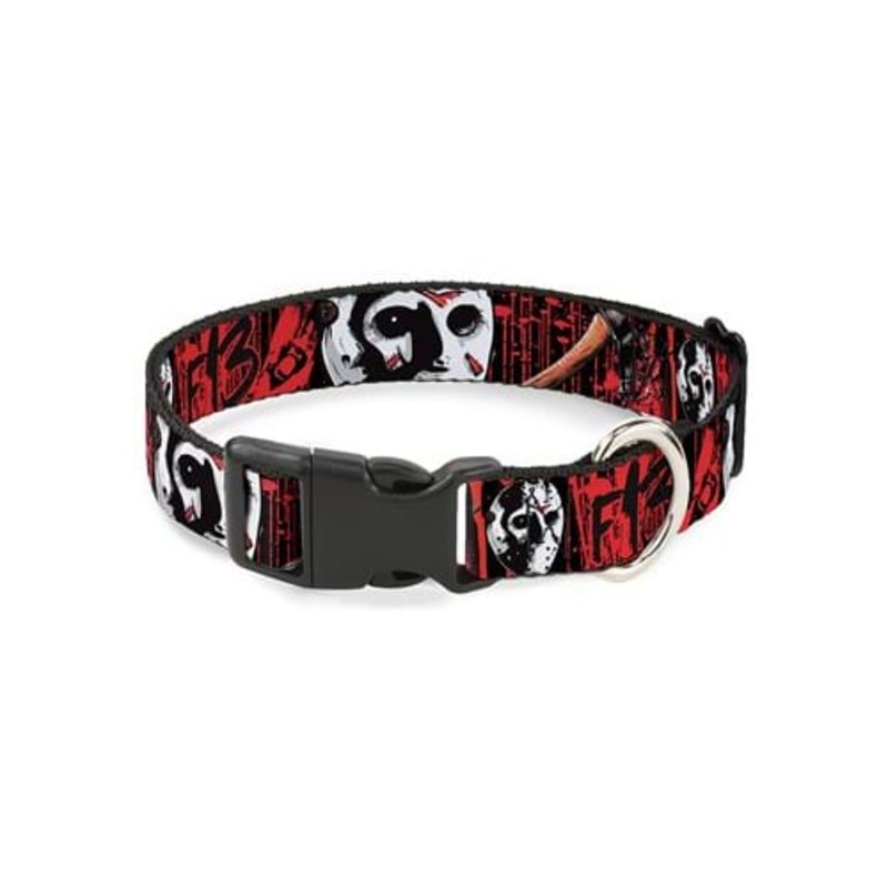 Jason Friday The 13th Blood Splatter Pet Collar S
