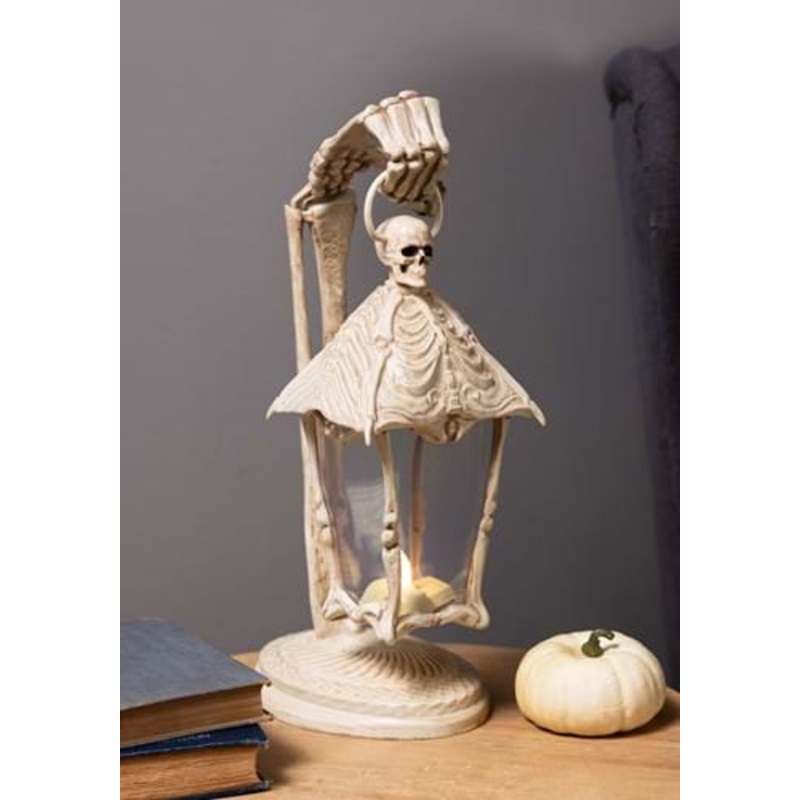 Light Up Skeleton Crew Lantern Halloween Decoration Standard
