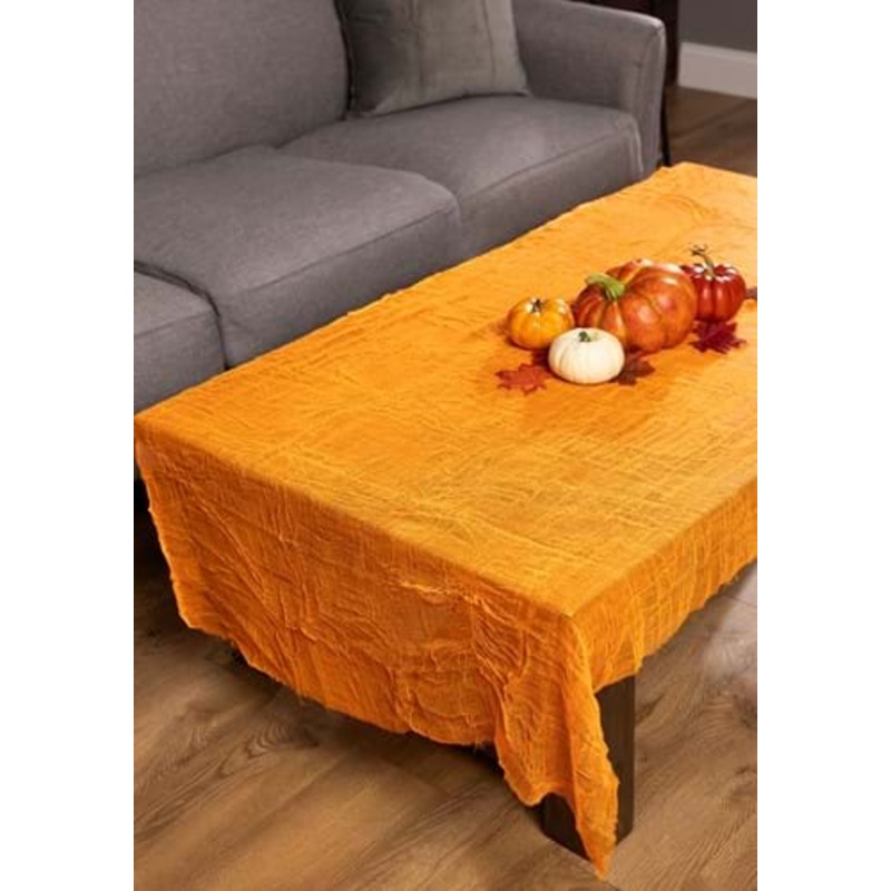 Orange Gauze Decorative Tablecloth Standard