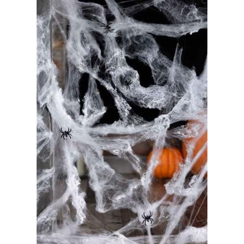 Spider Web with Spiders Halloween Decoration Standard