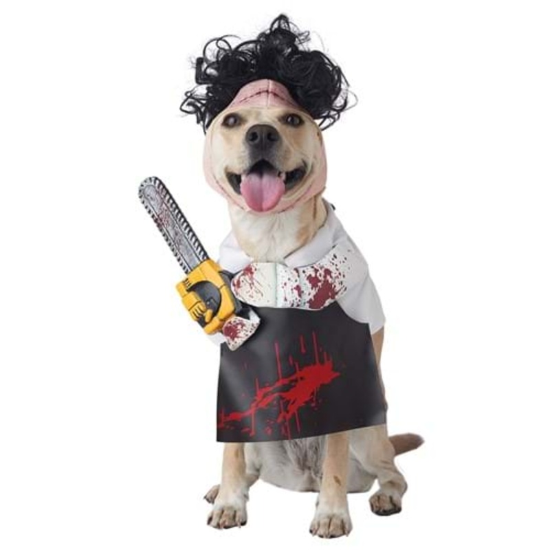 Texas Chainsaw Mutt Pet Costume S