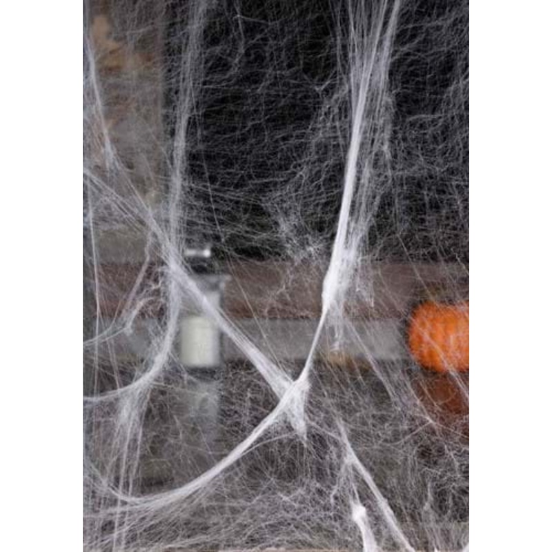 200 Square FT Glow in the Dark Spider Webs Halloween Decoration Standard