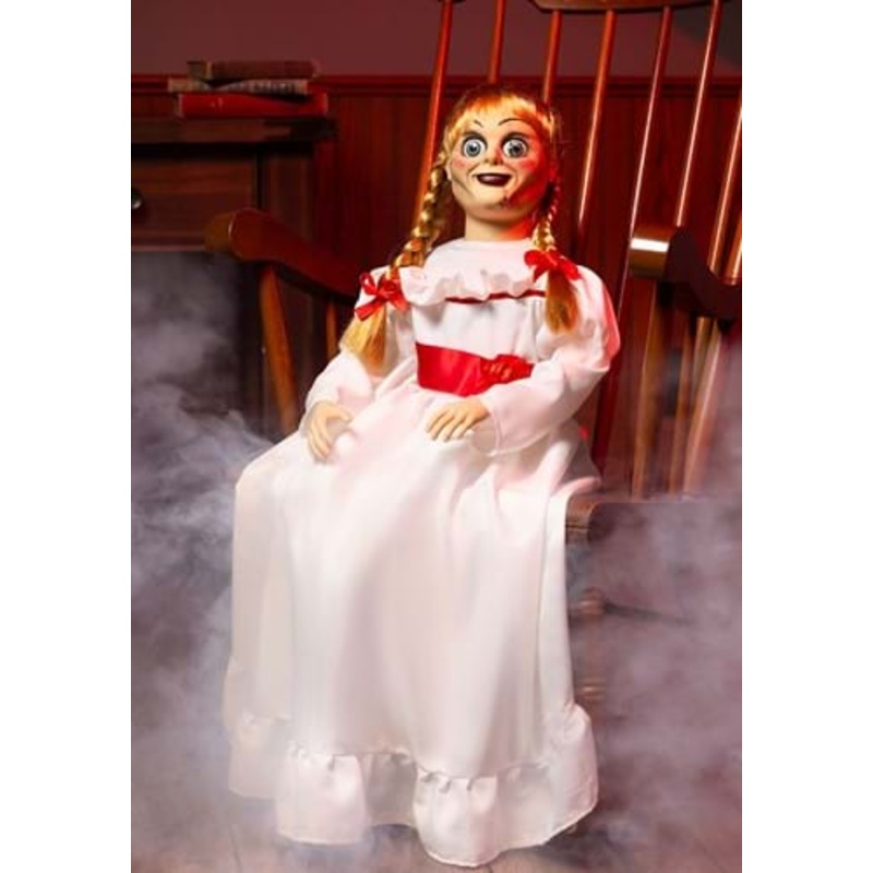 25-Inch Annabelle Doll Animatronic Halloween Decoration Standard