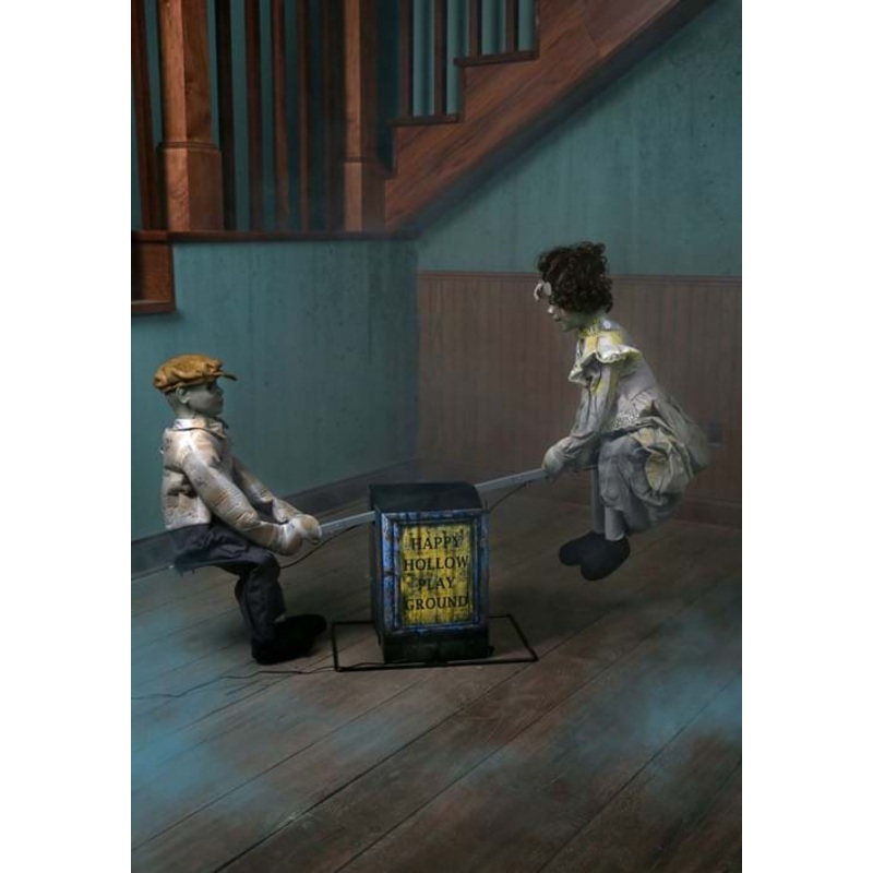 3FT Animated See Saw Dolls Playground Halloween Prop Standard