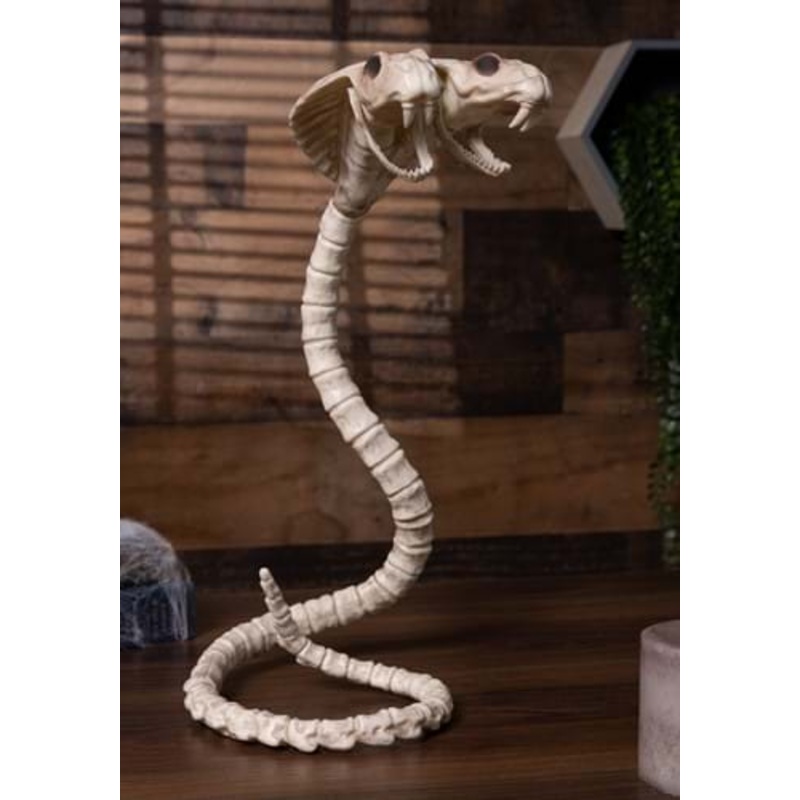 41" Double Headed Cobra Skeleton Decoration Standard