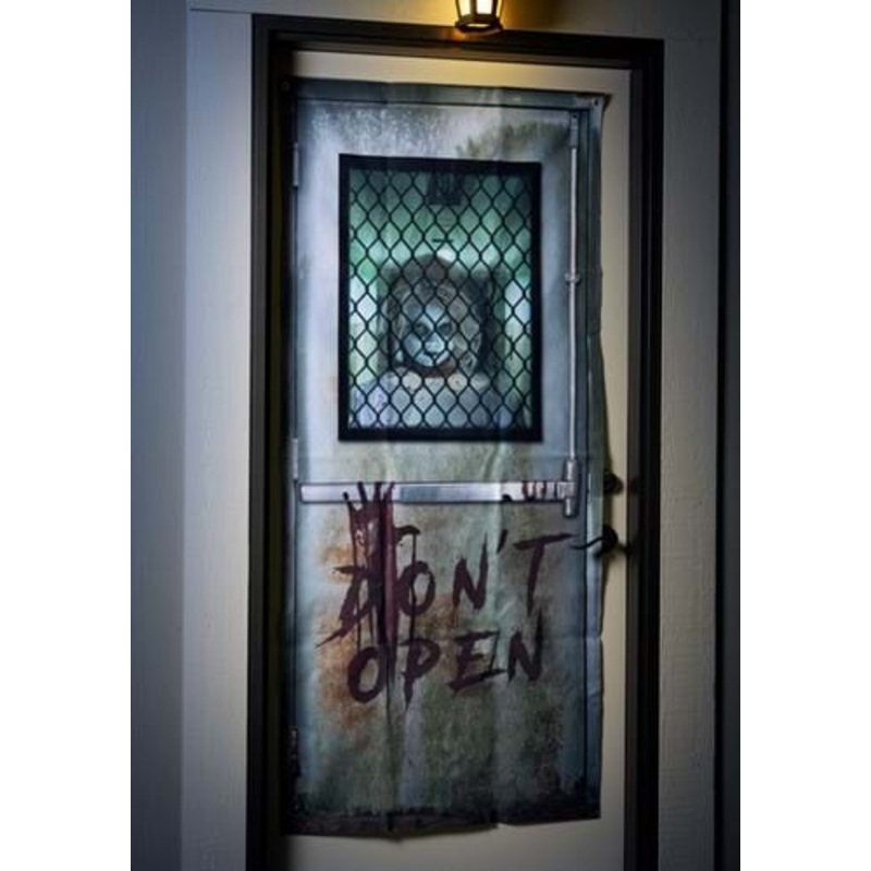 71-Inch Printing Hospital Door Don't Open Halloween Decoration Standard