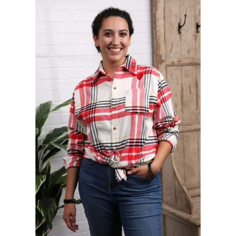 Adult Cakeworthy IT Long Sleeve Flannel Small