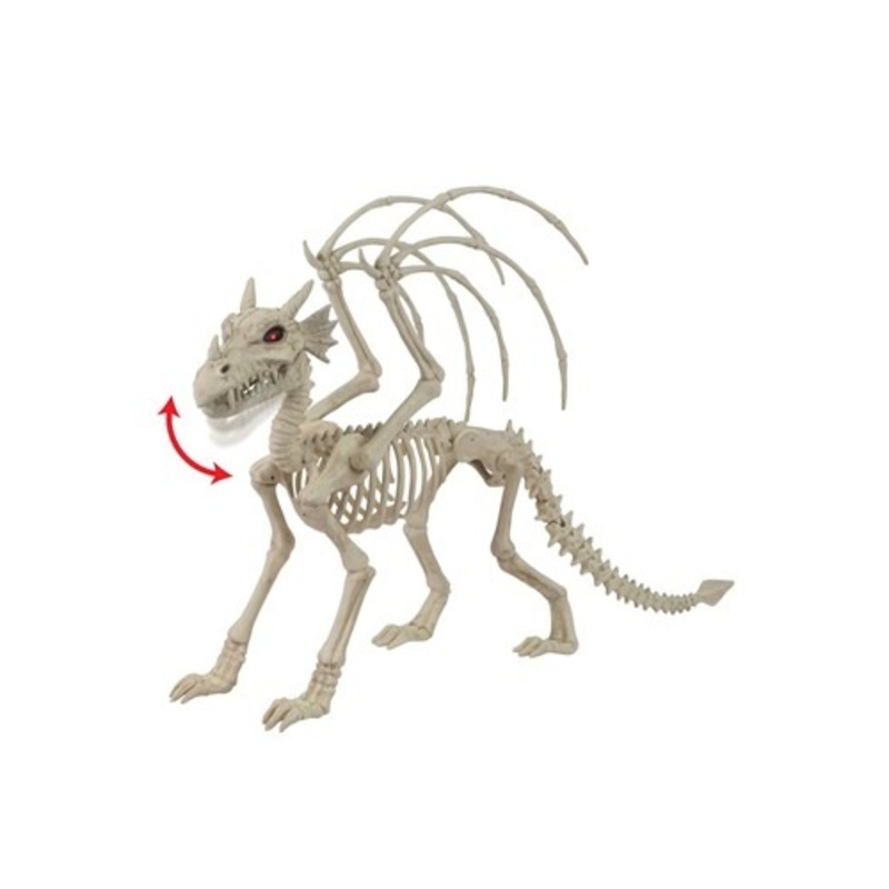 Animated Majestic Dragon Skeleton Standard