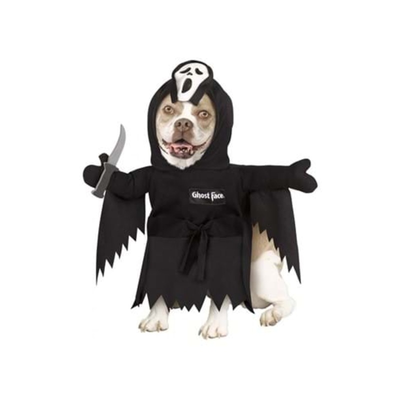 Ghost Face Pet Costume  S