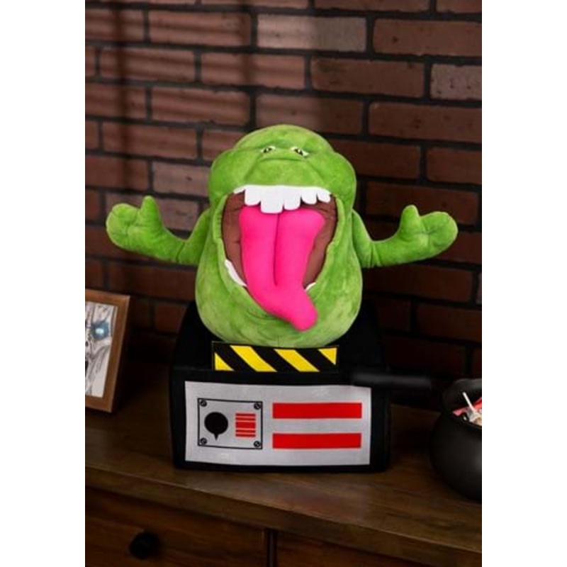 Ghostbusters Slimer on Ghost Trap Toy Plush Standard