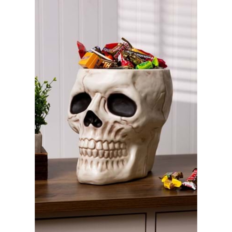 Skull Candy Bowl Halloween Decorations Standard