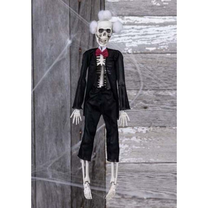 16-Inch Hanging Skeleton Groom Prop Decoration