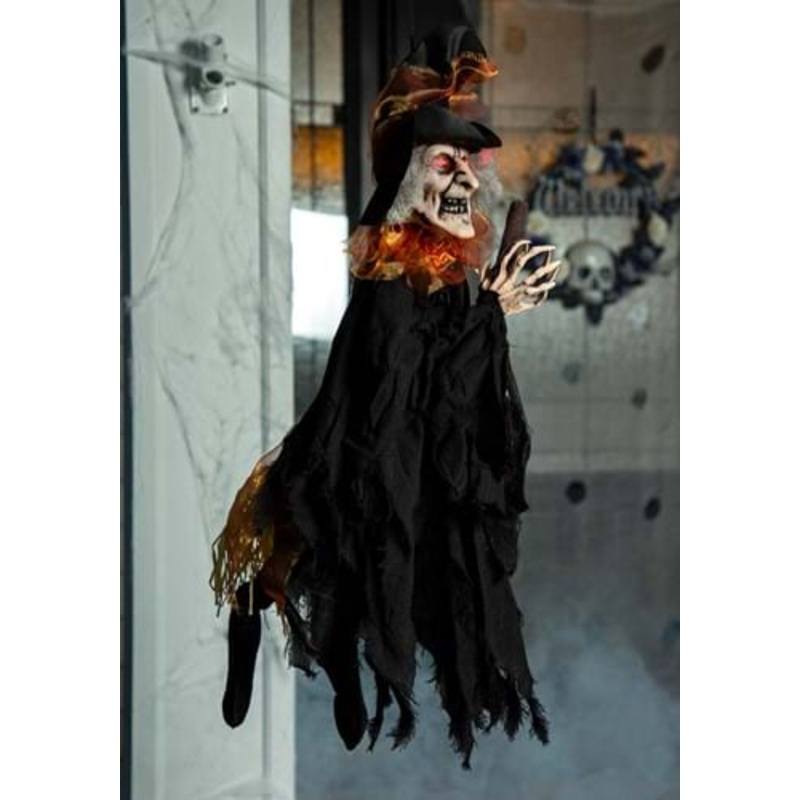 3 Foot Animated Kicking Witch Decoration
