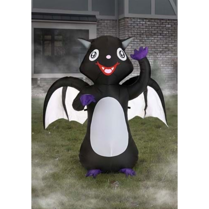 5FT Friendly Winged Bat Inflatable Outdoor Halloween Decoration