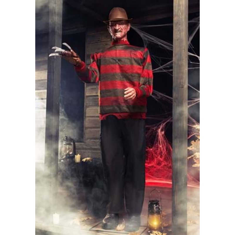 6FT Nightmare on Elm St. Freddy Krueger Animatronic Halloween Decoration Standard