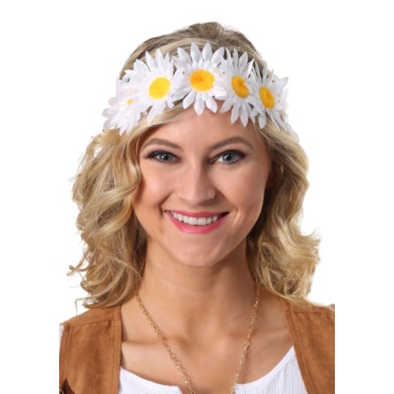 Adult Daisy Flower Costume Crown