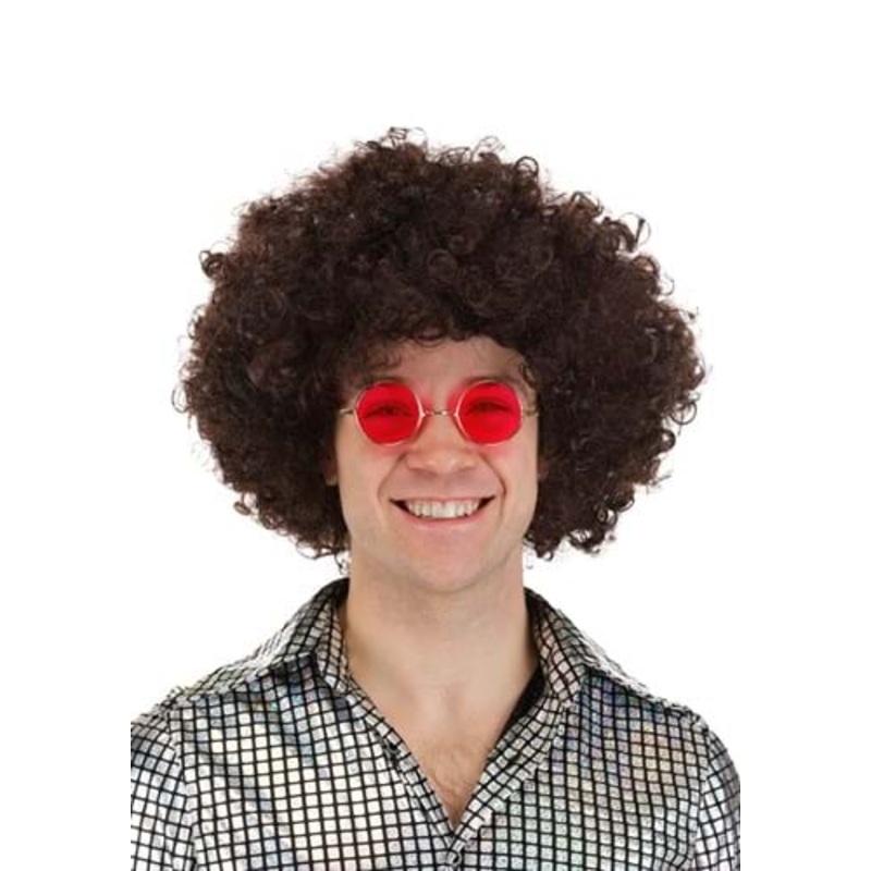 Adult Retro Hippie Afro Costume Wig