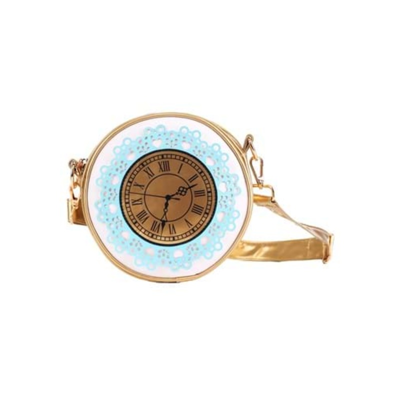 Alice in Wonderland Costume Clock Accessory Purse