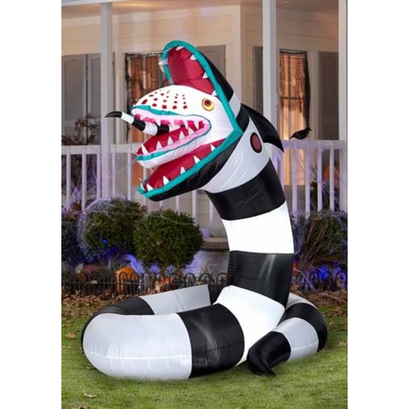 Beetlejuice Sandworm 6 Foot Inflatable Halloween Decoration Standard