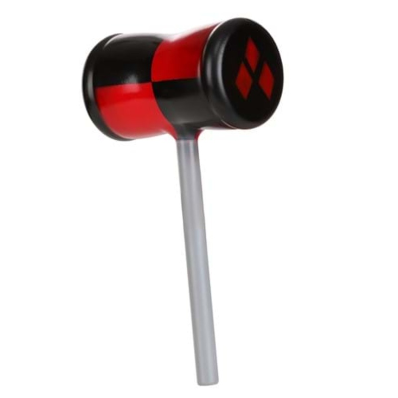 Black and Red Quirky Clown Costume Mallet Prop
