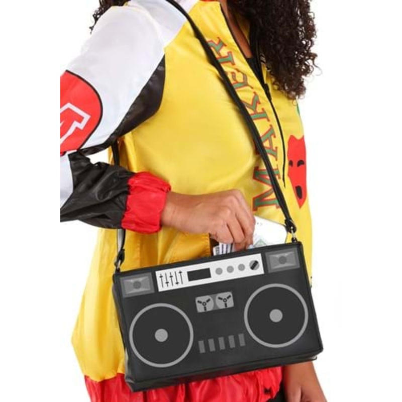 Black Boombox Costume Purse