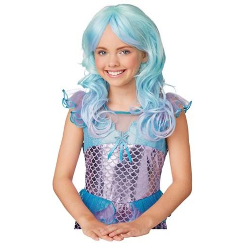 Blue Mermaid Wig
