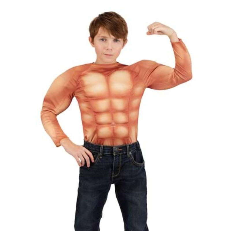 Kid's Padded Muscle Costume Shirt