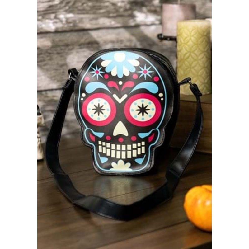 Sugar Skull Print Purse