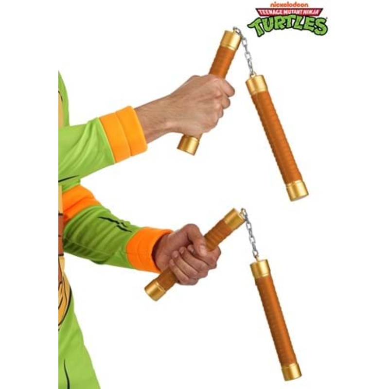 Teenage Mutant Ninja Turtles Michelangelo's Cosplay Nunchucks Prop