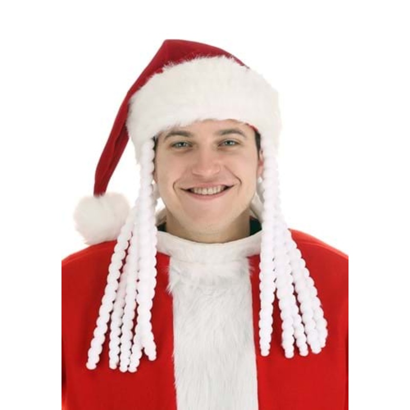 Adult Dread Santa Plush Hat Standard
