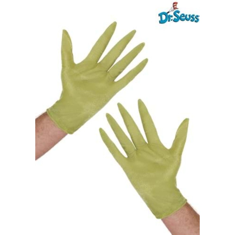 Adult Grinch Gloves Standard