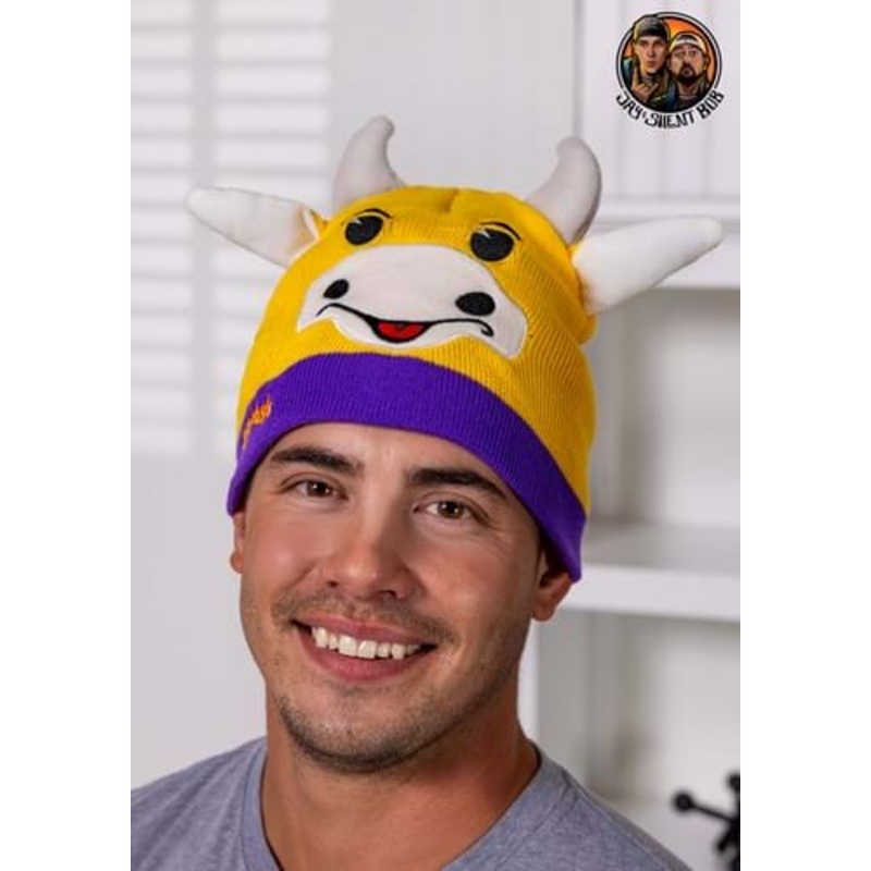 Adult Jay & Silent Bob Mooby Pom Winter Hat Standard