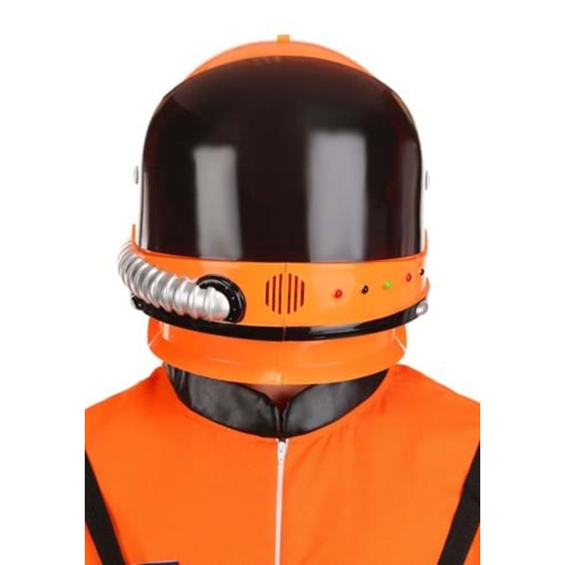 Adult Orange Astronaut Costume Helmet