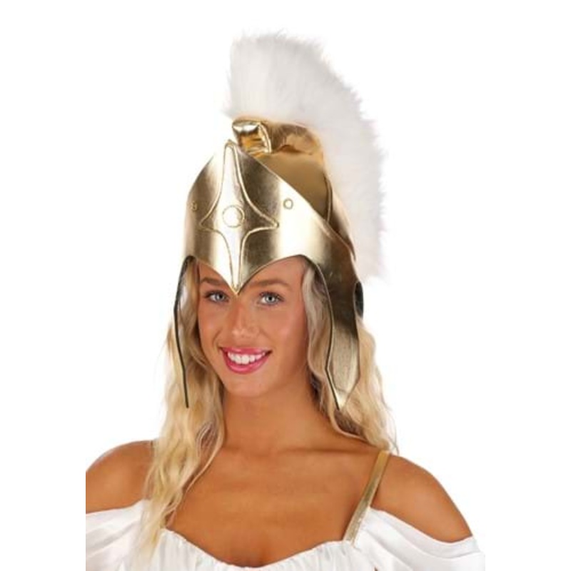 Athena Women's Costume Gold Helmet