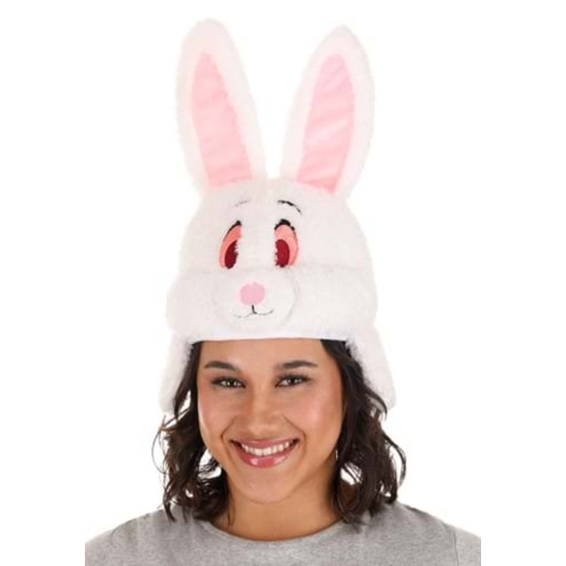 Big Rabbit Plush Costume Hat Standard
