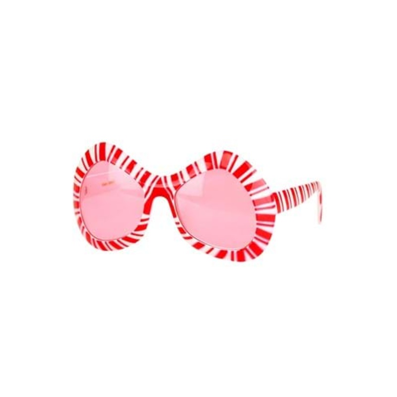 Candy Cane Mod Glasses Standard