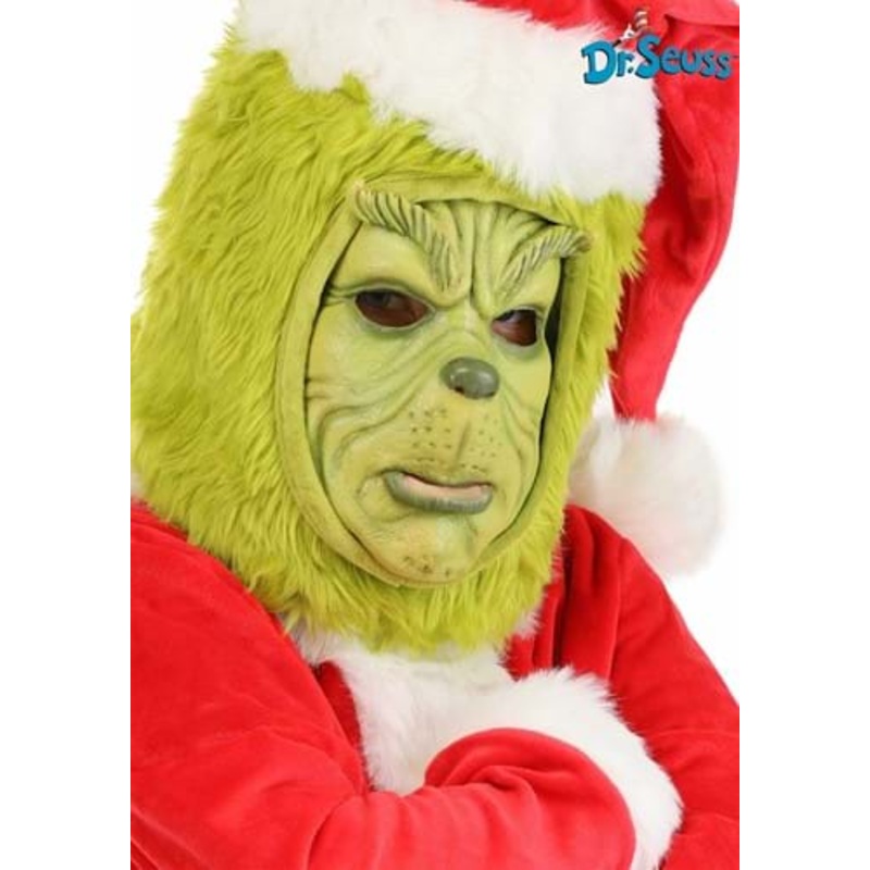 Dr. Seuss The Grinch Costume Mask for Kids Standard